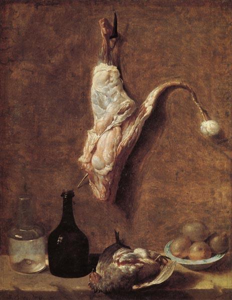 Jean Baptiste Oudry Still Life with Calf's Leg china oil painting image